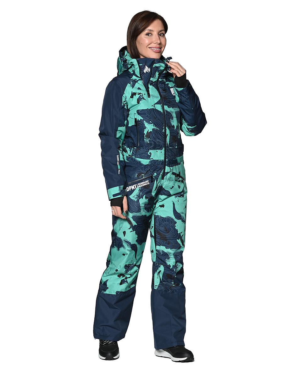 Комбинезон B-9069 Бирюзовый